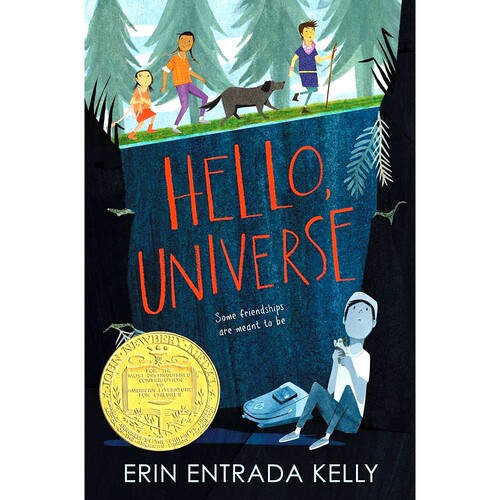 现货 你好，宇宙  2018纽伯瑞金奖小说 英文原版 Hello, Universe: A Newbery Award Winner - 封面