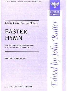 预订 Easter Hymn from Cavalleria Rusticana 卡瓦莱里亚乡村的复活节赞美诗: 9780193760615