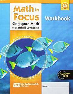 【预售】Math in Focus: Singapore Math: Student Workbook, Book a Grade 1