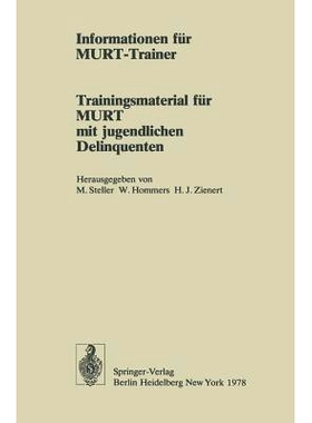 预订 Informationen für MURT-Trainer: Trainingsmaterial für MURT mit jugendlichen Delinquenten: 9783540091868