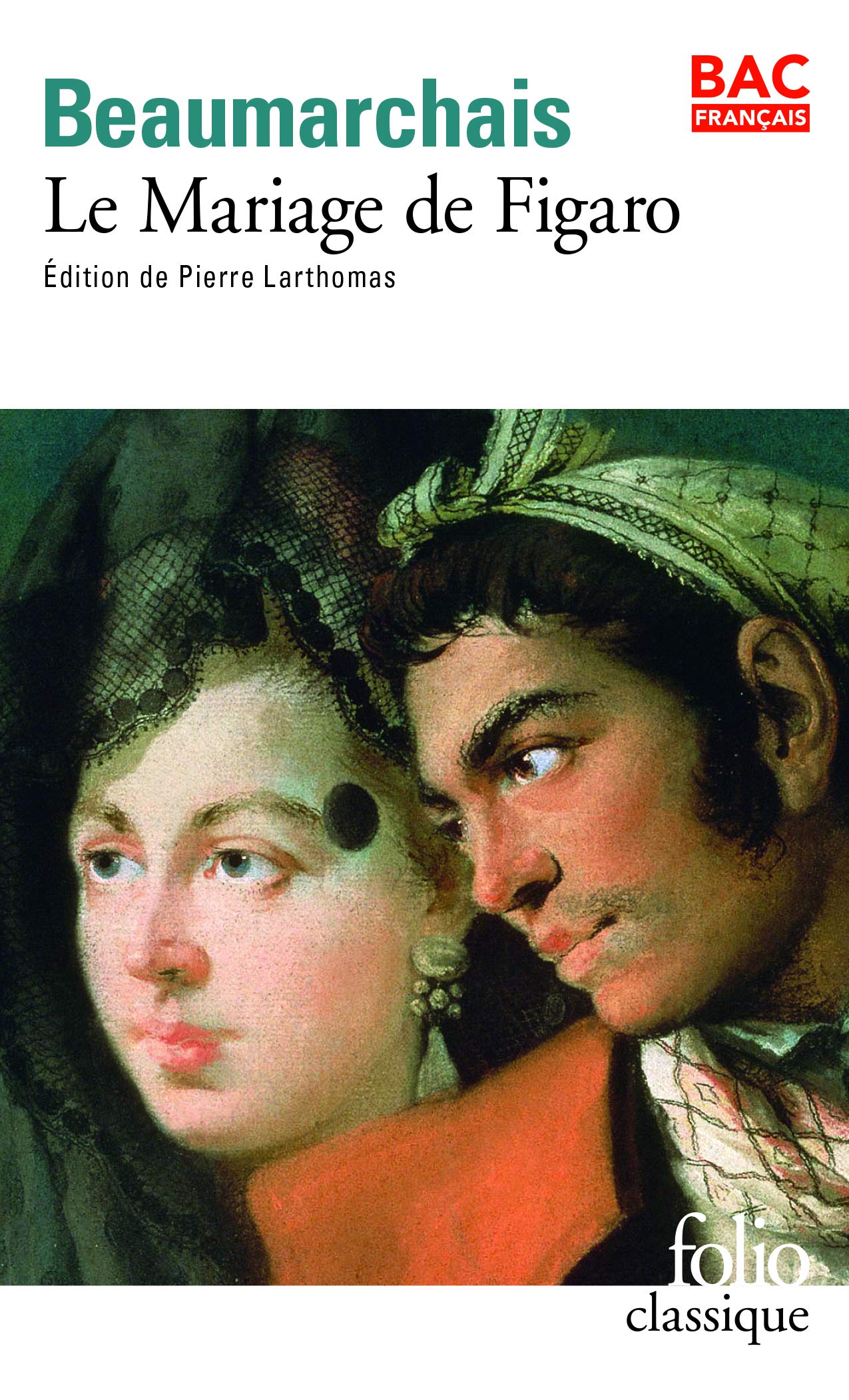 法语原版 费加罗的婚礼 博马舍 莫扎特歌剧原著 戏剧喜剧 法国经典文学 Le mariage de Figaro Beaumarchais BJ