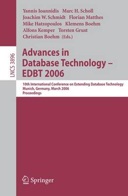 【预订】Advances in Database Technology - EDBT 2006