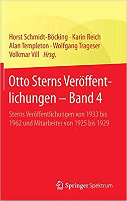 【预订】Otto Sterns Veröffentlichungen – Band 4 9783662469637
