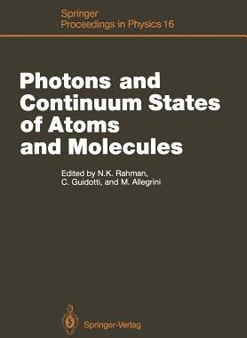 预订 Photons and Continuum States of Atoms and Molecules