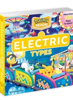 预订 Pokémon Primers: Electric Types Book 神奇宝贝入门书：电能神奇宝贝: 9781604382266