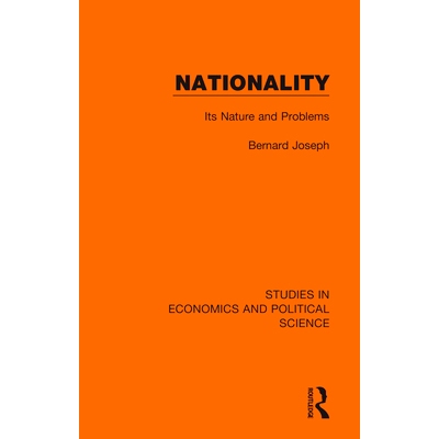 预订 Nationality: Its Nature and Problems 国籍：性质与问题（重印版）: 9781032131641