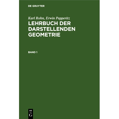 预订 LEHRBÜCH D. DARSTEL. GEOMETRIE BD. 1 2A LBDGE: 9783112670699