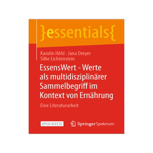 预订 EssensWert - Werte als multidisziplinärer Sammelbegriff im Kontext von Ernährung