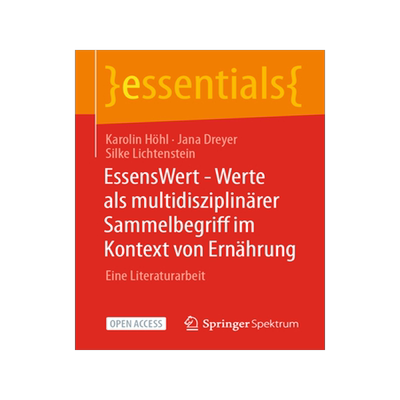 预订 EssensWert - Werte als multidisziplinärer Sammelbegriff im Kontext von Ernährung