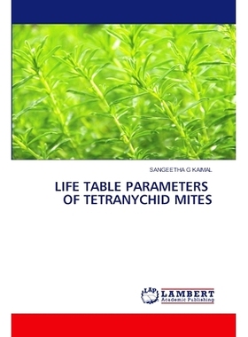 预订 Life Table Parameters of Tetranychid Mites: 9786207654727