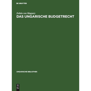 预订 Das ungarische Budgetrecht: 9783111048888