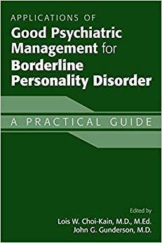 【预售】Applications of Good Psychiatric Management for Borderline Personality Disorder