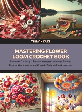 预订 Mastering Flower Loom Crochet Book: Delve into Crafting 8 Exquisite Accessories through Detailed Step by Step Guida