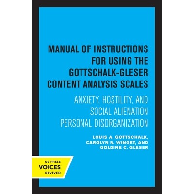 Anxiety, Hostility, and Social Alienatio