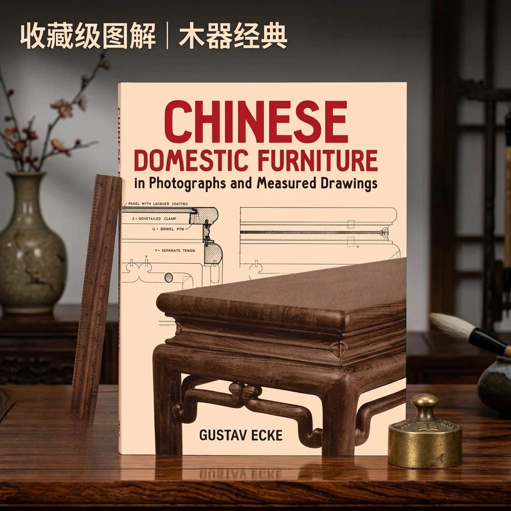 预订 Chinese Domestic Furniture in Photographs and Measured Drawings 中国传统家具: 9780486251714