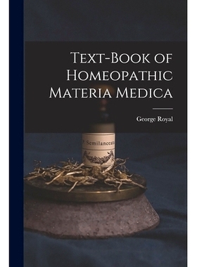 预订 Text-Book of Homeopathic Materia Medica