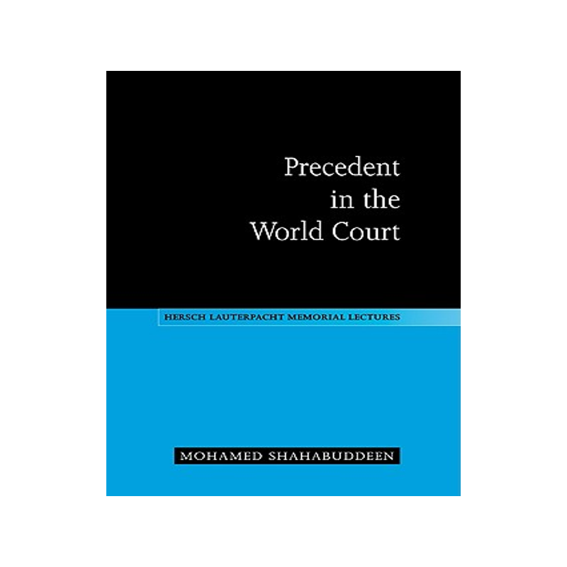 【预售】Precedent in the World Court
