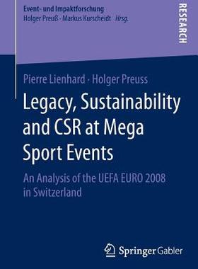 【预订】Legacy, Sustainability and CSR at Mega Sport Events