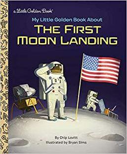Landing the Little Golden 现货 First About Book Moon