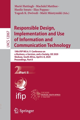 【预订】Responsible Design, Implementation and Use of Information and Communication Technology