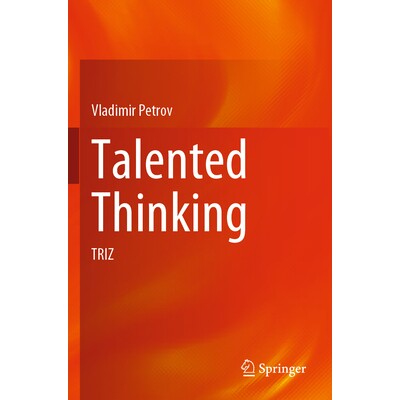 预订 Talented Thinking TRIZ 天才思维：发明问题解决理论 9783031155079