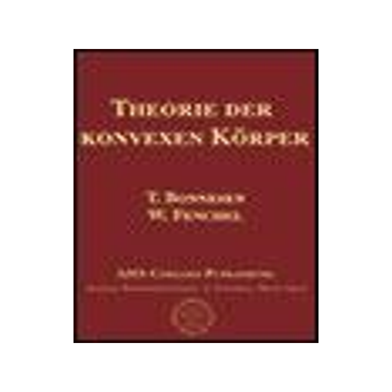 [预订]Theorie Der Konvexen Korper 9780828400541