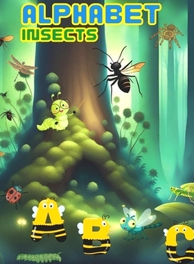 预订 bugs and insects coloring book: 