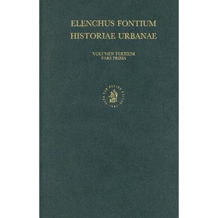 预订 Elenchus Fontium Historiae Urbanae III, 1: 9789004093829