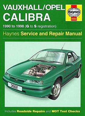 [预订]Vauxhall/Opel Calibra (90 - 98) Haynes Repair Manual 9780857336255