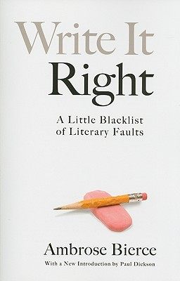 【预订】Write It Right: A Little Blacklist of Literary Faults