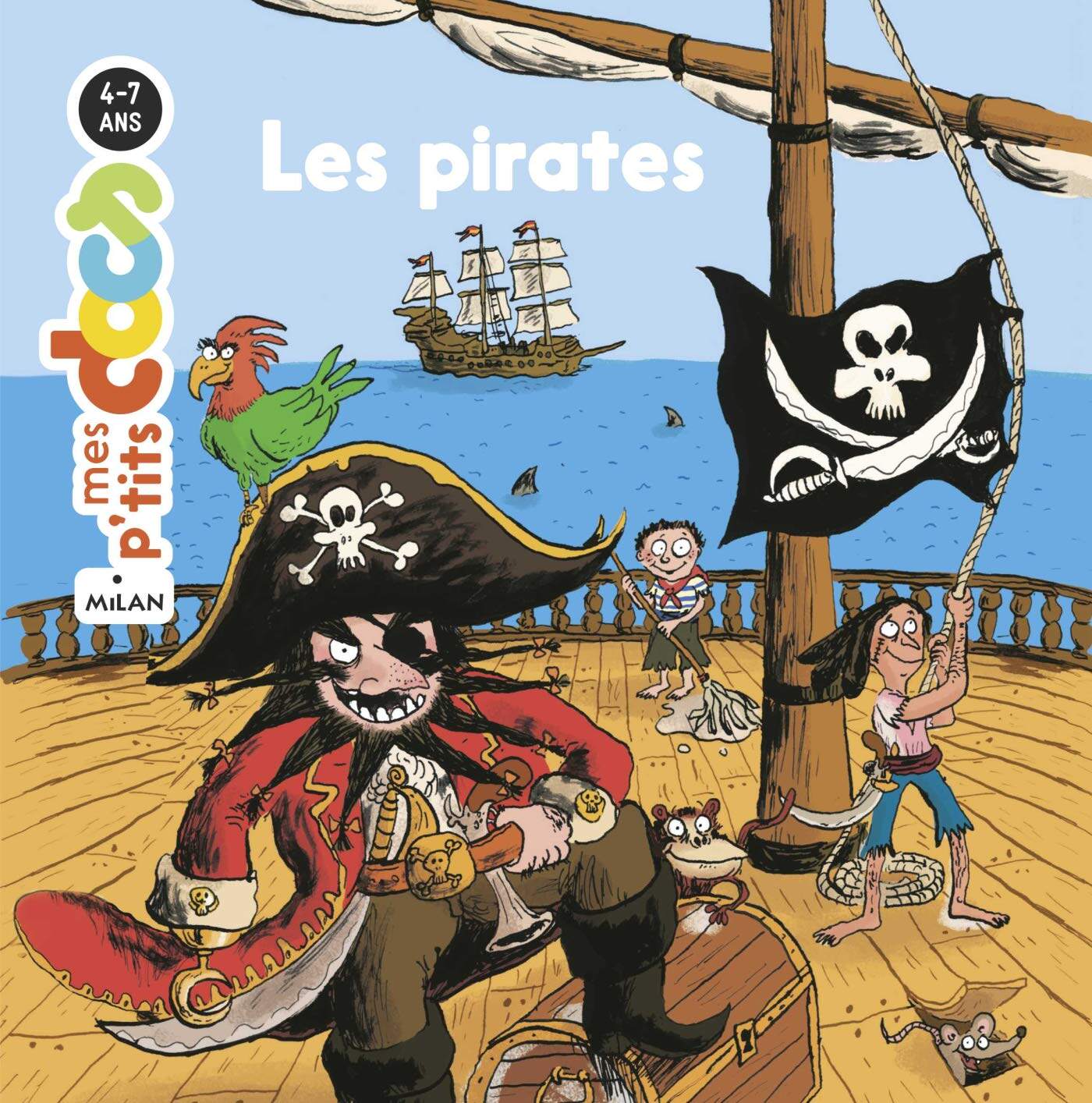 法语故事绘本 海盗 les pirates 法语入门阅读 小语种绘本 法语阅读 5