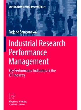 预订 Industrial Research Performance Management: Key Performance Indicators in the ICT Industry: 9783790829297