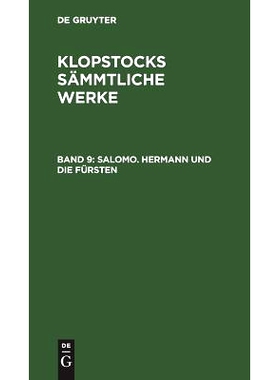 预订 Salomo. Hermann und die Fürsten: 9783111240145