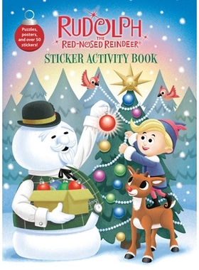 预订 Rudolph the Red-Nosed Reindeer Sticker Activity Book: 9798217032068