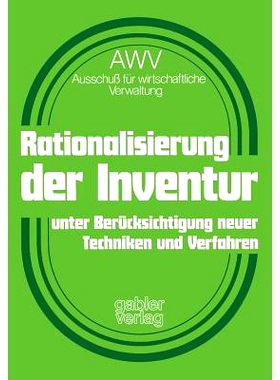 预订 Rationalisierung der Inventur unter Berücksichtigung neuer Techniken und Verfahren: 9783409130219