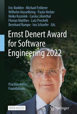 [预订]Ernst Denert Award for Software Engineering 2022 9783031444111