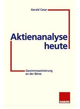预订 Aktienanalyse heute: Gewinnmaximierung an der Börse: 9783322825612