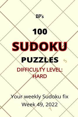 [预订]BP’s 100 Sudoku Puzzles Hard Difficulty - Week 49, 2022 9798366471107