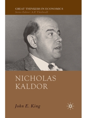 预订 Nicholas Kaldor: 9781349303854