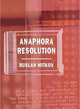【预售】Anaphora Resolution