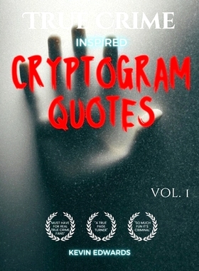 预订 True Crime Inspired Cryptoquotes Large Print Cryptogram Book of Puzzles for Adults: 9798879855739