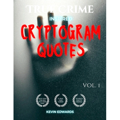 预订 True Crime Inspired Cryptoquotes Large Print Cryptogram Book of Puzzles for Adults: 9798879855739