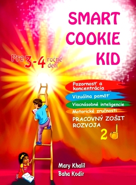 预订 Smart Cookie Kid pre 3-4 ročné deti Pracovný zosit rozvoja 2D: 9798869367280