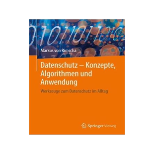 预订 Datenschutz – Konzepte, Algorithmen und Anwendung