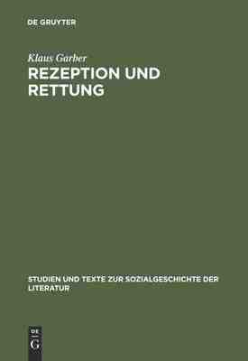 【预订】Rezeption und Rettung 9783484350229