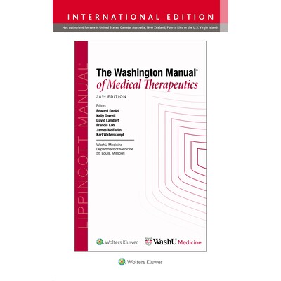 预订 Washington Manual of Medical Therapeutics, International Edition 内科治疗学华盛顿手册 9781975264055