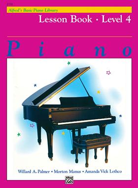 英文原版 Alfred's基础钢琴课程，4级 Alfred's Basic Piano Library Lesson Book: Level 4
