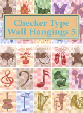 预订 Checker Type Wall Hangings 5: in Plastic Canvas: 9781986218160