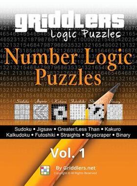 [预订]Griddlers - Number Logic Puzzles: Sudoku, Jigsaw, Greater/Less Than, Kakuro, Kalkuldoku, Futoshiki,  9789657679371