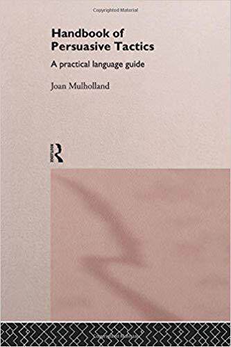 【预售】A Handbook of Persuasive Tactics